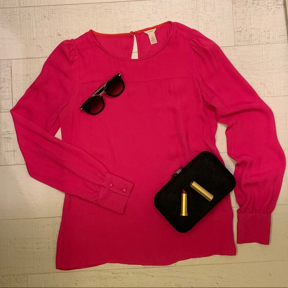 Talithia blouse from J. Crew in fuchsia - Picture 1 of 4